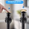 Hibbent Push and Seal Pop Up Drain Stopper with Overflow