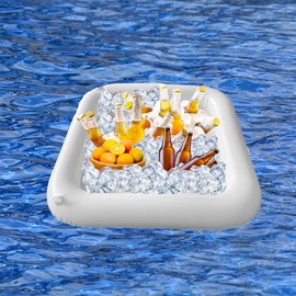 TAIZER Inflatable Drink Holders,Inflatable Drink Holder Floating Inflatable Pool Drink Cup Holder Floating Coasters Floating Bath Holder Inflatable Floating Drinks Holder Pool Inflatable Cup Coasters