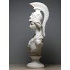 Athena Minerva Bust Greek Roman Goddess Statue Handmade Sculpture Head