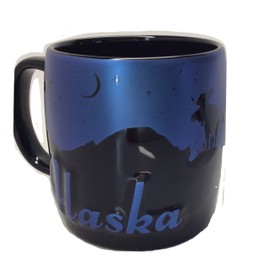 Americaware Huge 24oz Alaska Night Sky Mug Stunning