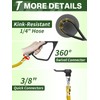 4200PSI Pressure Washer Hose 50FT with 3/8" Swivel Quick Connect