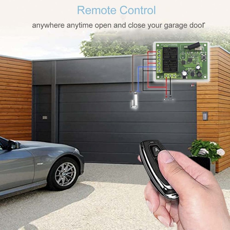 QIACHIP 433Mhz Wireless Remote Control Safety Switch RF 10A Relay