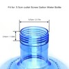 5Pcs Blau Wasserspender deckel Gallon Trinkwasser Flasche Schraube auf Cap