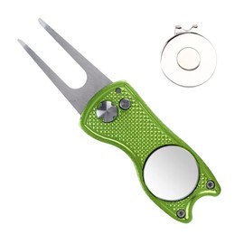 Eshan Golf Divot Tool with Ball Marker Magnetic Hat Clip Golf Court Accessories Gifts for Men Women Golfer