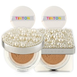 Tintone All-in-One Fit Cushion Pearl Pearl Cushion Original No. 21 Case Random / 틴톤 올인원 핏쿠션 펄 진주 쿠션 본품 21호 케이스랜덤