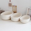 QUINTRA Braided Baskets, Empty Tiny Storage Baskets, Cotton Rope Baskets,