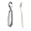 UPKOCH 2pcs Snail Tong Snail Fork Stainless Steel Mini Kitchen