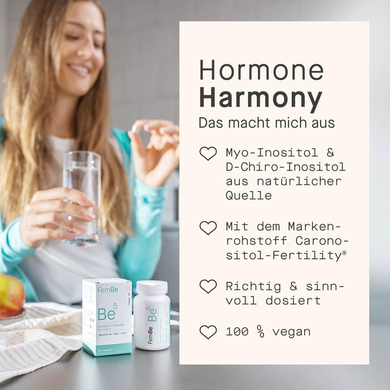Effektiver Inositol Komplex für Frauen - Myo-Inositol & D-Chiro-Inositol +