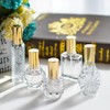 H&D HYALINE & DORA Vintage Glass Perfume Bottles Empty Refillable