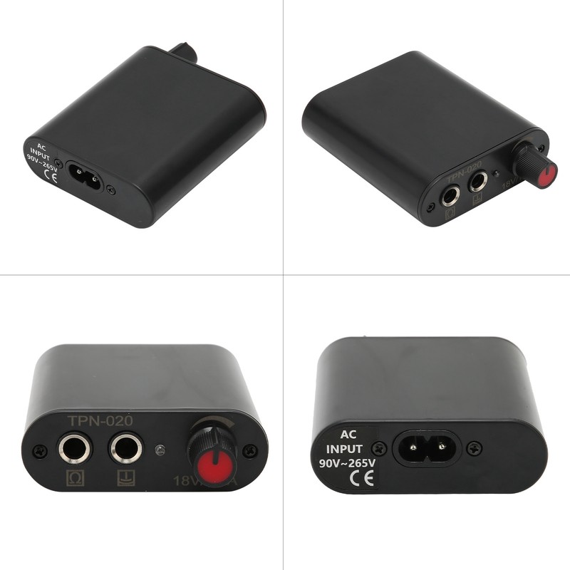 10 Wraps Tattoo Coil Machine Set Mini Tattoo Power Supply