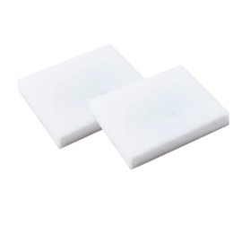 2 Piece White Square Plastic Cutting Mat Board Leather Craft Punching Pad Cutting Hole Stamping Tool for Leather Craft Stamping