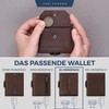 VON HEESEN Credit Card Holder Credit Card Holder, dark brown,