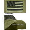 IYEBRAO 2 Pack American Flag Baseball Cap for Men＆Women Low