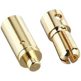 GA057 0.14 inch (3.5 mm) Connector Set for Brushless Motors, Male and Female 3 Pieces Each