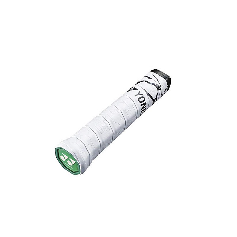 YONEX AC212 Tennis Grip Tape, Synthetic Leather, GEO Grip, White