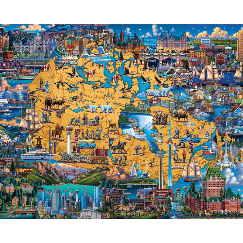 Dowdle Jigsaw Puzzle - Best of Canada - 1000 Piece