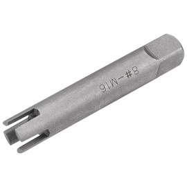uxcell Tap Extractors M16 / 5/8" (Metric/Inch), 4 Flutes Broken Stripped Screw Thread Tap Remover High Carbon Steel Tool