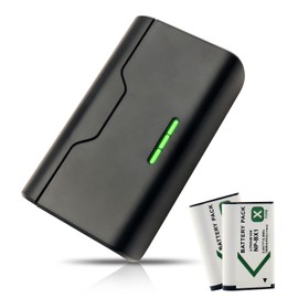 NP-BX1 Battery and 3-Channel Battery Charger for Sony NP-BX1/M8, ZV-1, ZV-1 II, Cyber-Shot DSC-HX80, HX90V, HX95, HX99, RX1, RX1R II, RX100 (II/III/IV/V/VA/VI/VII), FDR-X3000, HDR-AS50