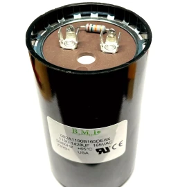 BMI Leeson 003049.08 1190 UF MFD 165VAC BMI Starting Capacitor 092A1190B165DE