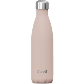 S'well Stainless Steel Water Bottle 17 Fl Ounces Himalayan Salt Triple-Layered Vacuum-Insulated Containers Keeps Drinks Cold for 36 Hours and Hot for 18 BPA-Free Perfect for On The Go