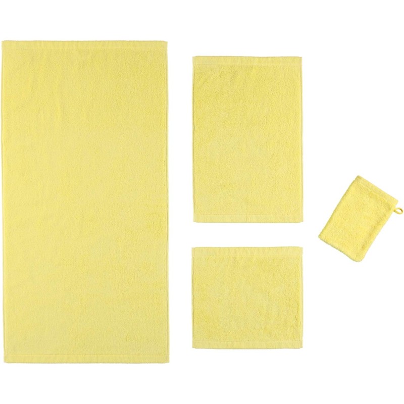 Cawö Home Hand Towels Life Style Uni 7007 Lemon 501