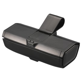 Carmate Car Sunglasses Storage Case Glasses Holder 【Large Size Compatible】 Black DZ574