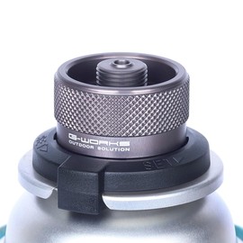 G-WORKS Convert Adapter, for Nozzle Bottle Type/Butane Gas Cartridge/Canister TO Screw Type Gas/Lindal Valve Canister/Butane Adapter(Vertical Type)