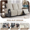 TAOCOCO 100% Waterproof Recliner Sofa Covers 3 Seater Split Couch