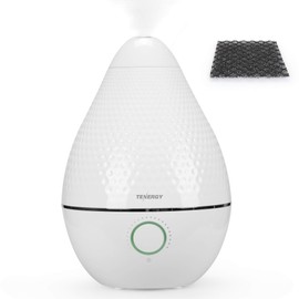 Tenergy Pluvi Ultrasonic Cool Mist Humidifier Advanced Mist Generator Essential Oil Diffuser, 360°Adjustable Mist Outlet, Auto-shut Off Easy to Clean, 2.5L Quiet Humidifier