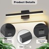Joossnwell Vanity Light for Bathroom Lighting Fixtures Over Mirror 23.62