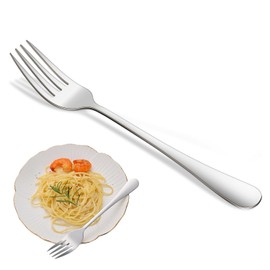 16-Piece 8 Inches Dinner Forks Set,Durable Stainless Steel Table Forks,Dishwasher Safe Silverware Main Fork Service For Home Restaurant,Silverware Fork