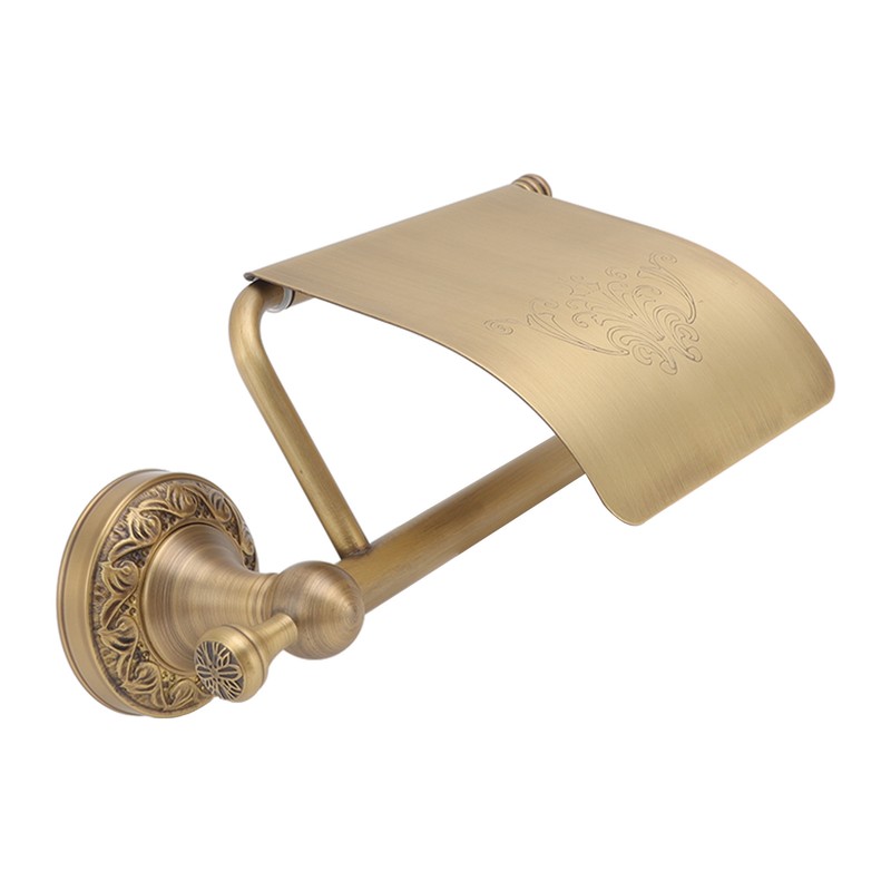 Paper Towel Holder Antique Wall Mounted Copper Stainless Steel Tissue