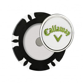 Callaway Golf Marker Magnetic Casino Chip Markers 2 Pack White Black