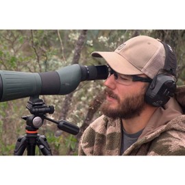 WALKER'S Ultimate Power Muff Quads - Hearing Protection Noise Reduction 26dB NRR Hunting Gun Range Shooting Electronic Earmuffs with AFT, 2 AAA Batteries Included