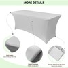 Obstal - Funda de mesa elástica de elastano para mesas