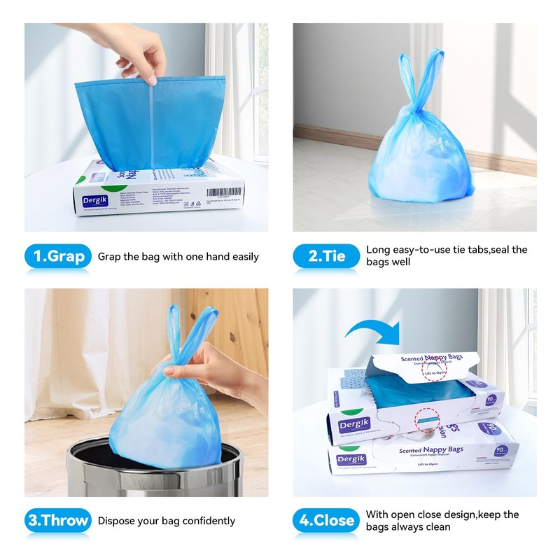 Personal Care Sanitary Disposal Bags (90 counts), Scented | for