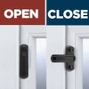 Sash Blocker Window Jammer Black Strong Zinc Cast Alloy Extra