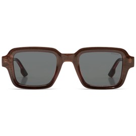 KOMONO Lionel Rose Viper Unisex Rectangular Cellulose Propionate Sunglasses for Men and Women with UV Protection and Scratch-Resistant Lenses