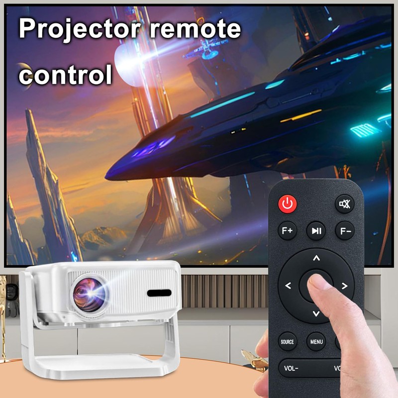 Replacement Remote for Mini Projector,Compatible with Lisowod L02, ONOAYO AY3