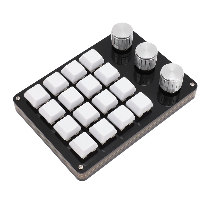 Mini 16 Key Keypad with 3 Knob Custom Programming Hot