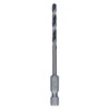 Bosch Professional 10pc PointTeQ Hex Drill Bit (for Metal, Ø: