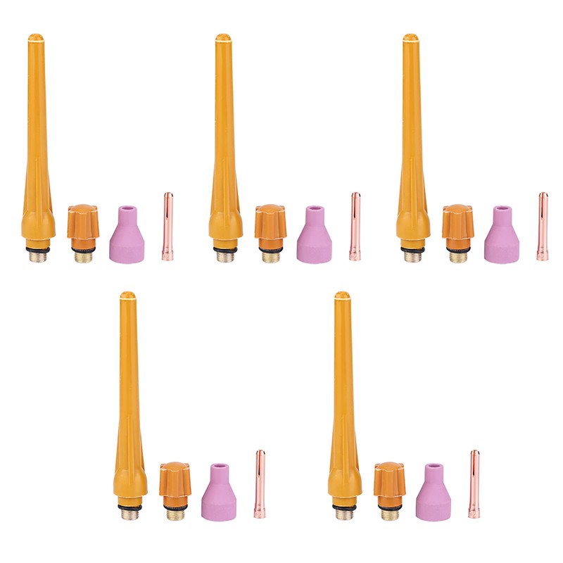 20pcs QQ150 TIG Welding Torch Consumables Ceramic Nozzle Collet Long