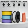 TINMORRY Matte PLA Filament 1.75mm, Matte Surface 3D Printer Filament,