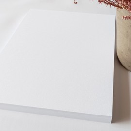 40 Cardboard Paper A5 White 300 g/m² - Pack of 40 Sheets 21 x 14.8 cm Drawing Card - Thick Paper A5 for Printing - Craft Cardboard for Cuting, Painting, Drawing and Printing