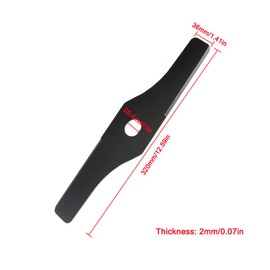 Brush Cutter Blade, 25.4mm Dia, Universal Mulching Blade, Gardenging Edging Trimming Shredder Blade, Mulch Blade Brush Cutter Accessories