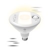 GE LED+ Motion Sensor LED Light Bulbs, Linkable Security Lights,