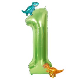 DazzJoy Number Balloons (Green Dino, 1)