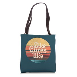 Like Cures Like Homeopathy Retro Tote Bag
