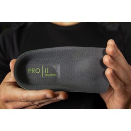 PRO 11 WELLBEING 3/4 Duo tech Layered Insoles with Metatarsal Raise and Arch System (11/13 UK) Grey