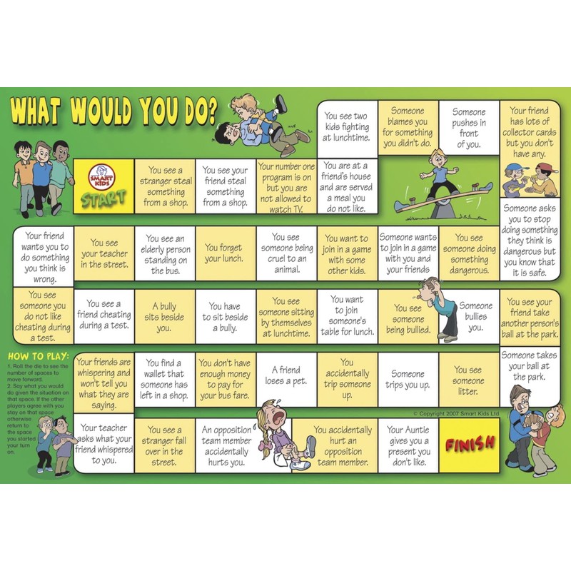 Didax 500063 Social Skills Group Activities, 6 Board Games